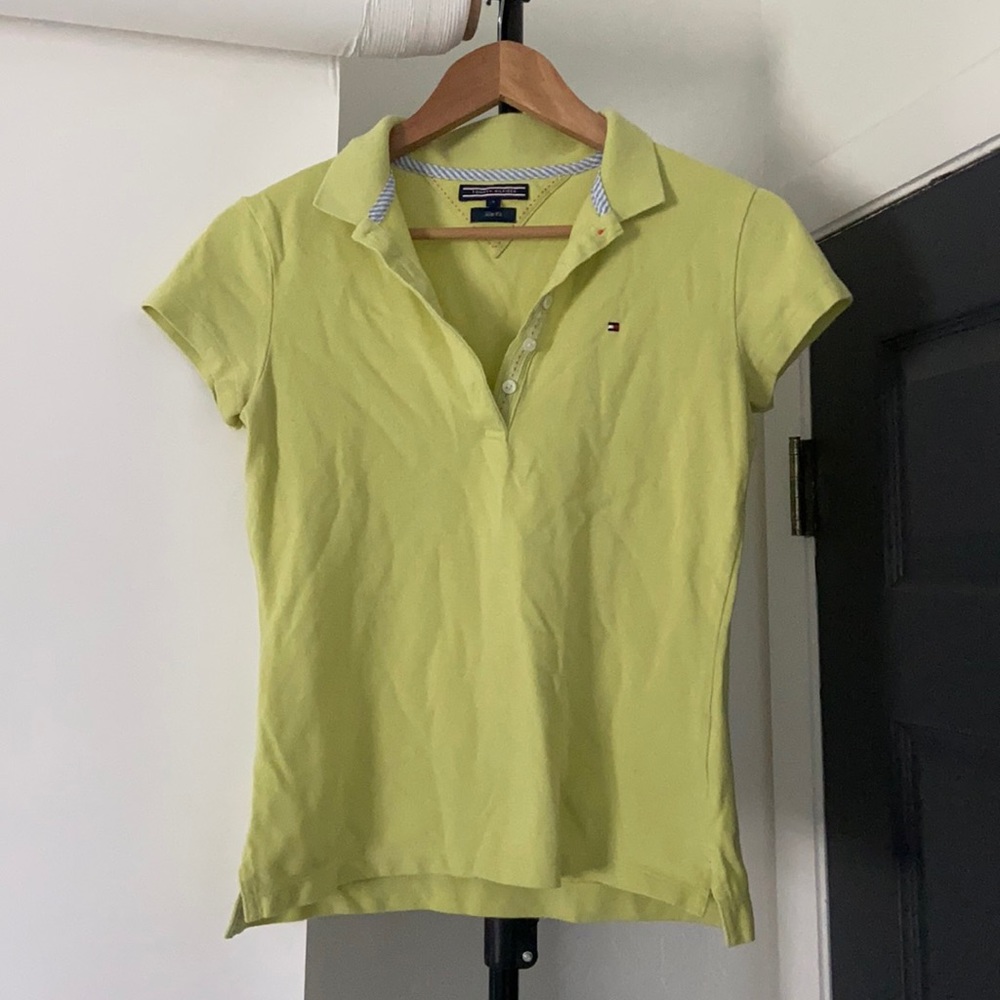 Tommy Hilfiger SlimFit green polo